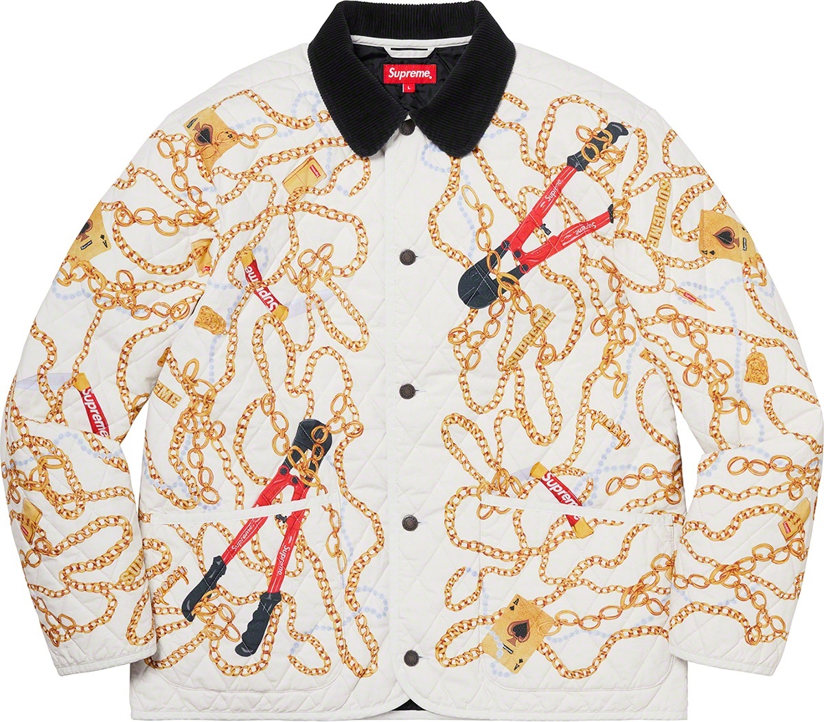 Chains Quilted Jacket view 12